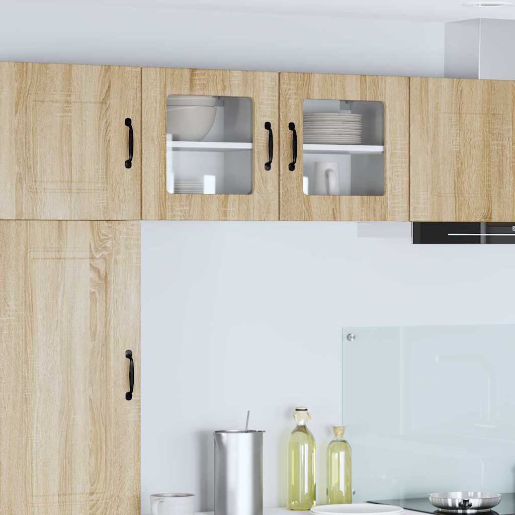 Kitchen Wall Cabinet 2 pcs Sonoma Oak 40 x 31 x 40 cm